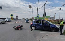 Дві аварії за день на Данила Нечая: мотоцикліст зіткнувся з Renault, пішохода збив водій «Рути»