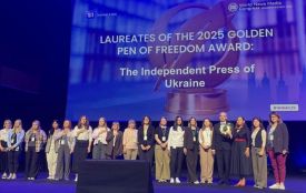 Українські медіа отримали відзнаку «Золоте перо свободи»: «20 хвилин» серед лауреатів