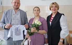 Народжений у вишиванці: богатирчик Артемчик з'явився на світ у Жмеринці