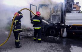 У Хмільнику була пожежа в завантажувальному цеху підприємства. І знов горіло на відкритих територіях