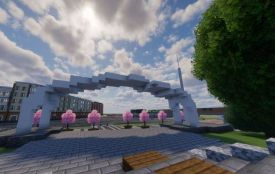 Вишенька, Космонавтів та Арка: як Вінниця виглядає у Minecraft