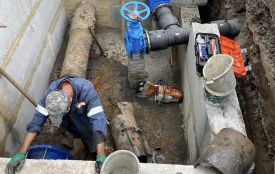 Ремонт на Пирогова залишив без води близько сотні будинків