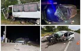 Чотири аварії — десять постраждалих: поліція встановлює обставини ДТП