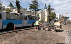 У Вінниці завершують реконструкцію Соборної. Тролейбуси змінять графік руху