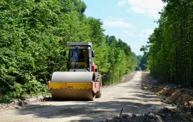 У Бруслинівському лісництві будують понад шість кілометрів лісової дороги