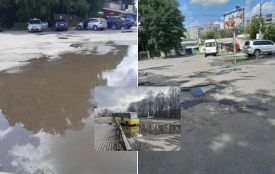 «За територію відповідає орендар»: дізнались, чому не латають ями на автостанції «Східна»