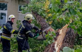 Наробило лиха: триває ліквідація наслідків негоди у Вінниці та районах області