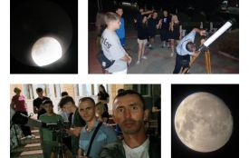 Неймовірне видовище. У Барському коледжі провели вечірнє спостереження за Місяцем