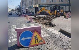 Будівельні роботи на розі Соборної та Артинова: у міськраді пояснили, що робитимуть