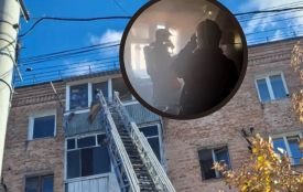 Чоловік та жінка опинилися в небезпеці під час пожежі у будинку на Пирогова