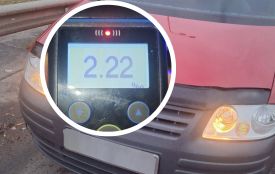 Замість 0,2 — 2,22 проміле: у Вінниці затримали п’янючого водія