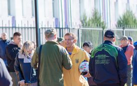 Сергій Кудлаєнко зіграв у благодійному матчі пам'яті Віталія Драченка у Вінниці (пресслужба С. Кудлаєнка)