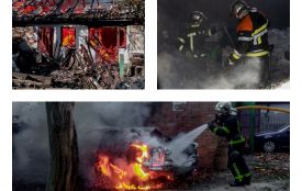 Птахоферма й авто — у вогні. Людська недбалість знову призвела до біди