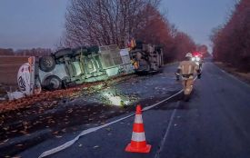 У Гайсинському районі перекинулася автоцистерна зі скрапленим газом