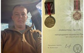 Ярослав Марнопольський отримав шосту державну нагороду — відзнаку «За оборону України»
