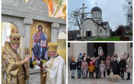 У Гайсині освятили новозбудований храм ПЦУ та провели першу літургію