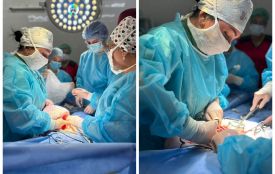 Вінницькі хірурги провели рідкісну операцію та видалили 18-кілограмову кістому яєчника