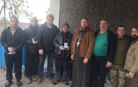 З благословіння митрополита Епіфанія воїнів 120-ї бригади ТрО нагородили медалями