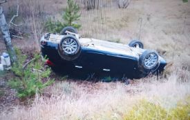 Поблизу Гайсина перекинувся Renault. Загинула 76-річна жінка