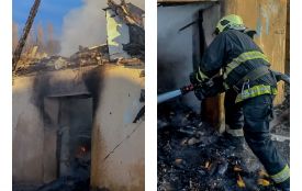 Жінка кинулася в палаючу літню кухню, щоб врятувати свого собаку