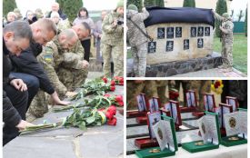 У Могилів-Подільському загоні відкрили меморіал загиблих Героїв