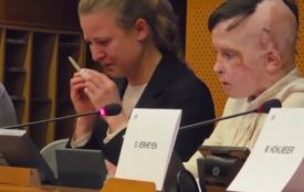 36 операцій і втрата мами: у Європарламенті плакали, коли Ромчик говорив про трагедію у Вінниці