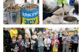 Світло з тилу: як маленькі вінничани допомагають воїнам зігрітися в окопах