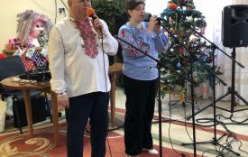 Жмеринчанам поважного віку презентували святкову програму і різдвяні колядки
