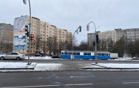 На Барському шосе запрацював новий регульований пішохідний перехід