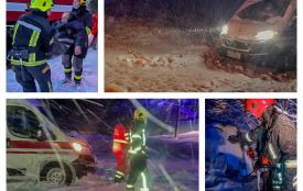 Як на Вінниччині рятували медиків та пацієнтів із крижаних пасток