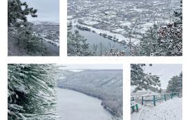 Снігова ковдра огорнула Дністер: рідкісні кадри з урочища Мохната