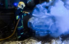 На Данила Нечая згорів легковик, в області палали будинки та котельня