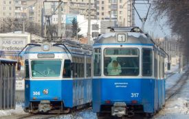 Трамваї та тролейбуси у Вінниці їздять рідше через пошкодження обладнання