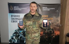 Ветерана війни Василя Любуню нагородили медаллю «За незламність духу»