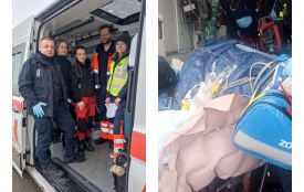 Як важкого пацієнта з Вінниці евакуювали до опікового центру в Польщі