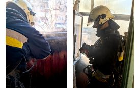 Недопалок на балконі ледь не спалив висотку на Павла Корнелюка