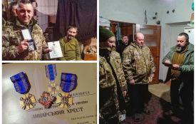 Захисники 120-ї бригади, які воюють на Донеччині, отримали державні нагороди