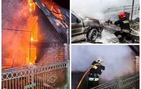 Чорний дим здійнявся над Могилів-Подільським: пожежа в магазині та ще чотири загоряння в області