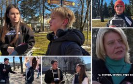 До Шевченківських днів у Вінниці волонтери Вінницького обласного осередку ГО «Захист держави» провели акцію «Продекламуй вірш Шевченка».