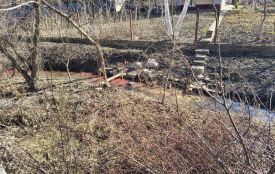 Кров у річці на Привокзальній: муніципали виписали штраф за забруднення