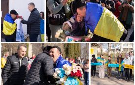 Майже чотири роки страшного полону. У Борівці зустріли Захисника Миколу Синишина