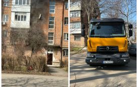 Їхали ремонтувати колектор, а потрапили на пожежу. Як на Шимка бригада водоканалу допомогла гасити вогонь