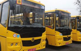 Нові інклюзивні шкільні автобуси виїхали на маршрути у восьми громадах області