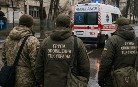 Один у реанімації, інший з пораненнями: у Вінниці чоловік з ножем накинувся на ТЦК