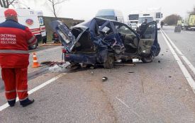 Автотроща біля Калинівки: 26-річна водійка Renault врізалася у ВАЗ