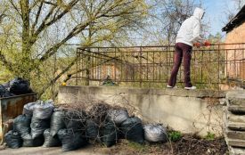 Чепурили легендарний особняк: як у Вінниці наводили лад біля пам’ятки з «химерами»