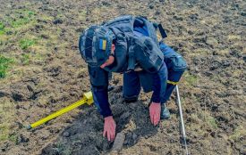 Смертельне залізо під Нападівкою: сапери знищили снаряд Другої світової війни