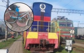 Під колеса локомотива в Козятині потрапив 82-річний пенсіонер із велосипедом