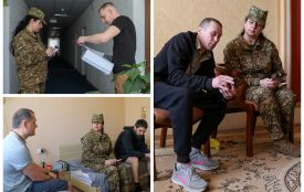 «Ми одна велика родина»: у Вінниці гвардійці відвідали поранених побратимів у госпіталях