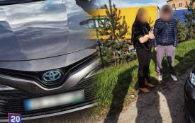 На трасі зупинили автомобіль Toyota з «чужими» документами і у розшуку